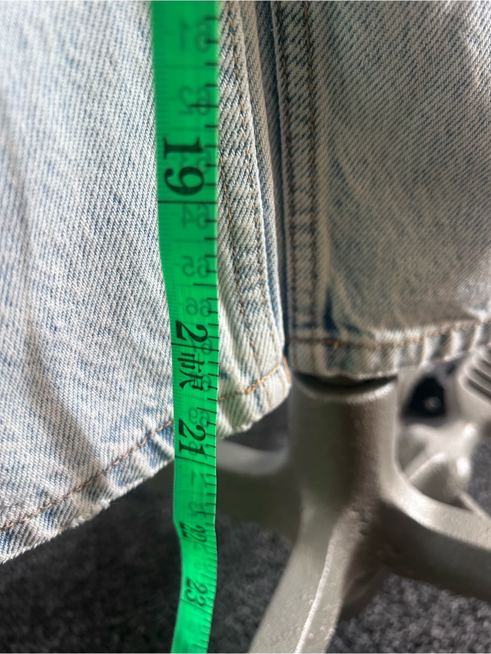 Distressed Light Wash Women’s Mom Jean - Picture 6 of 10